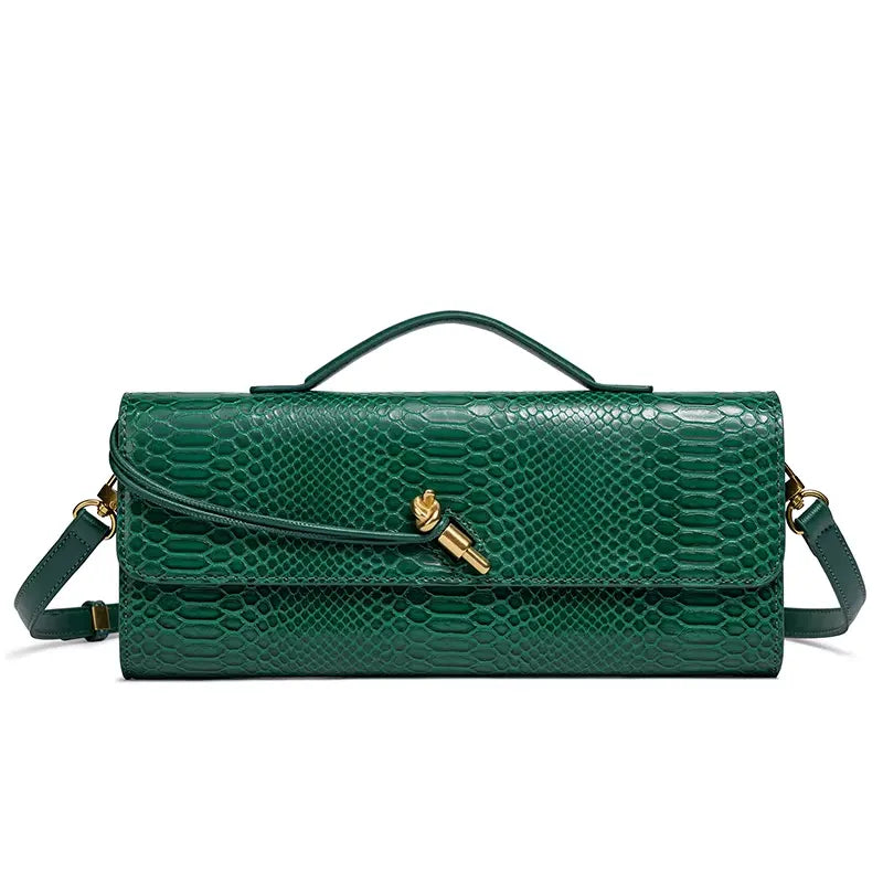 Bottega Veneta Python Andiamo Bag 31cm Clutch Bags
