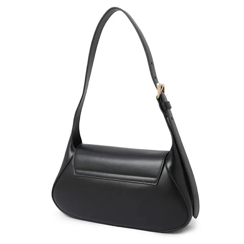 Prada Pattina Leather Black Bag Shoulder 2Way