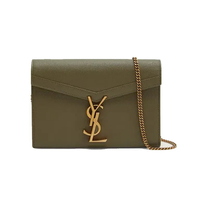 SAINT LAURENT Cassandra Mini Ysl Wallet On Chain Women