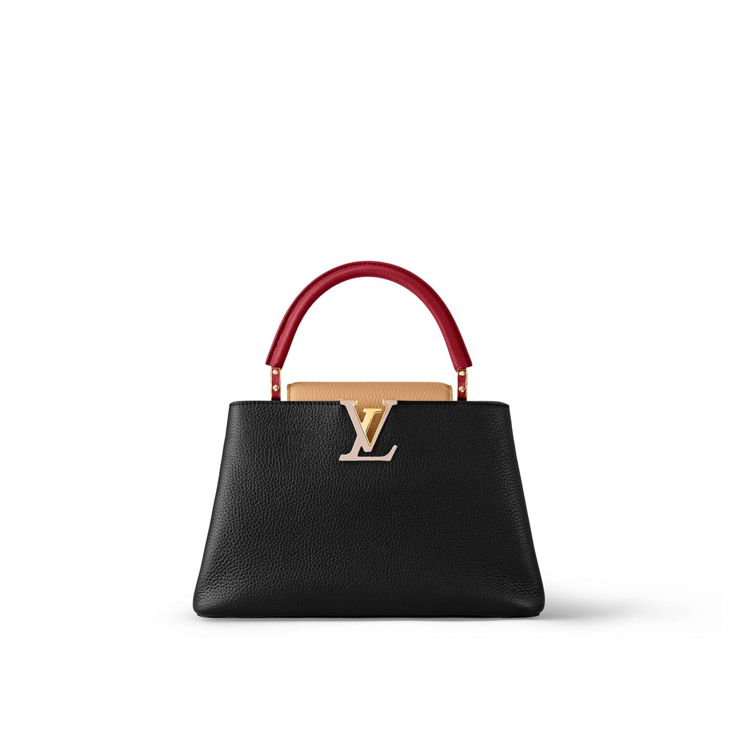 Luxury Louis Vuitton Capucines MM Bag Noir Rubis