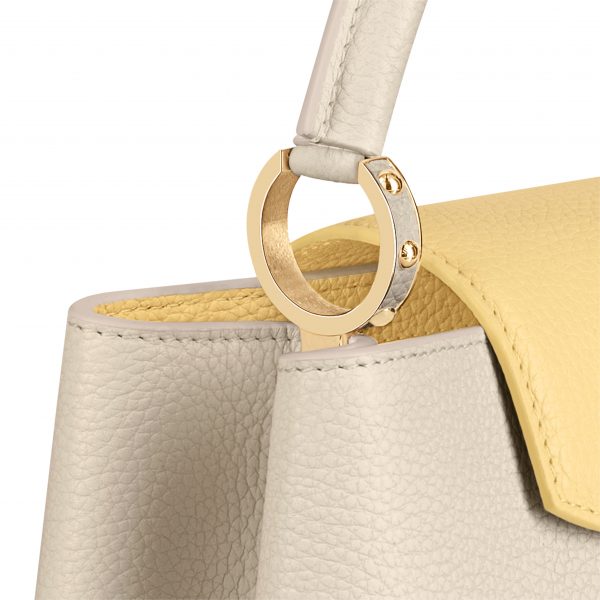 Louis Vuitton Capucines MM Cream Handbag