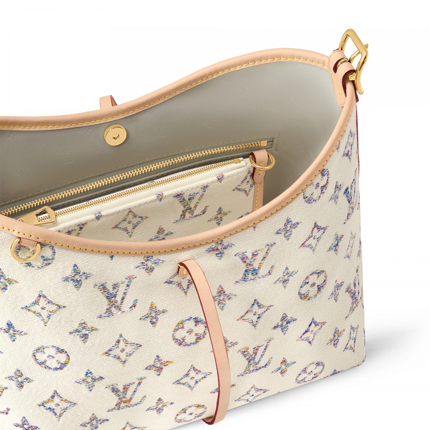 Louis Vuitton Beige Carry All PM