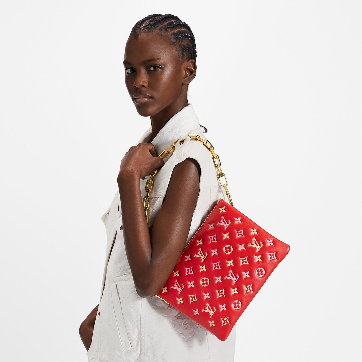 Louis Vuitton M22397 Coussin PM Red Handbag