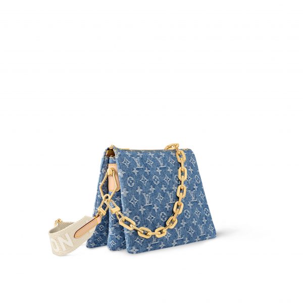 Louis Vuitton M24564 Coussin PM Denim Blue Handbag