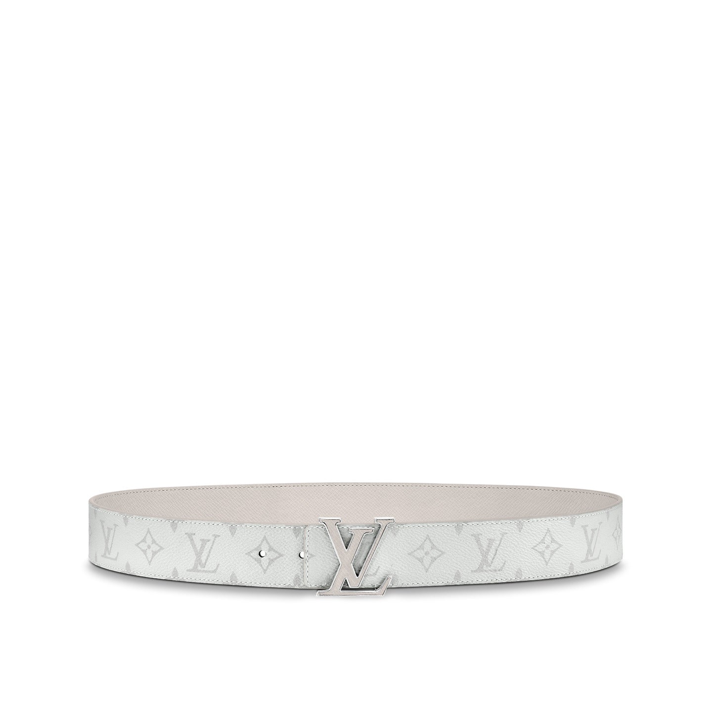 LV Initiales White 40mm Reversible Belt