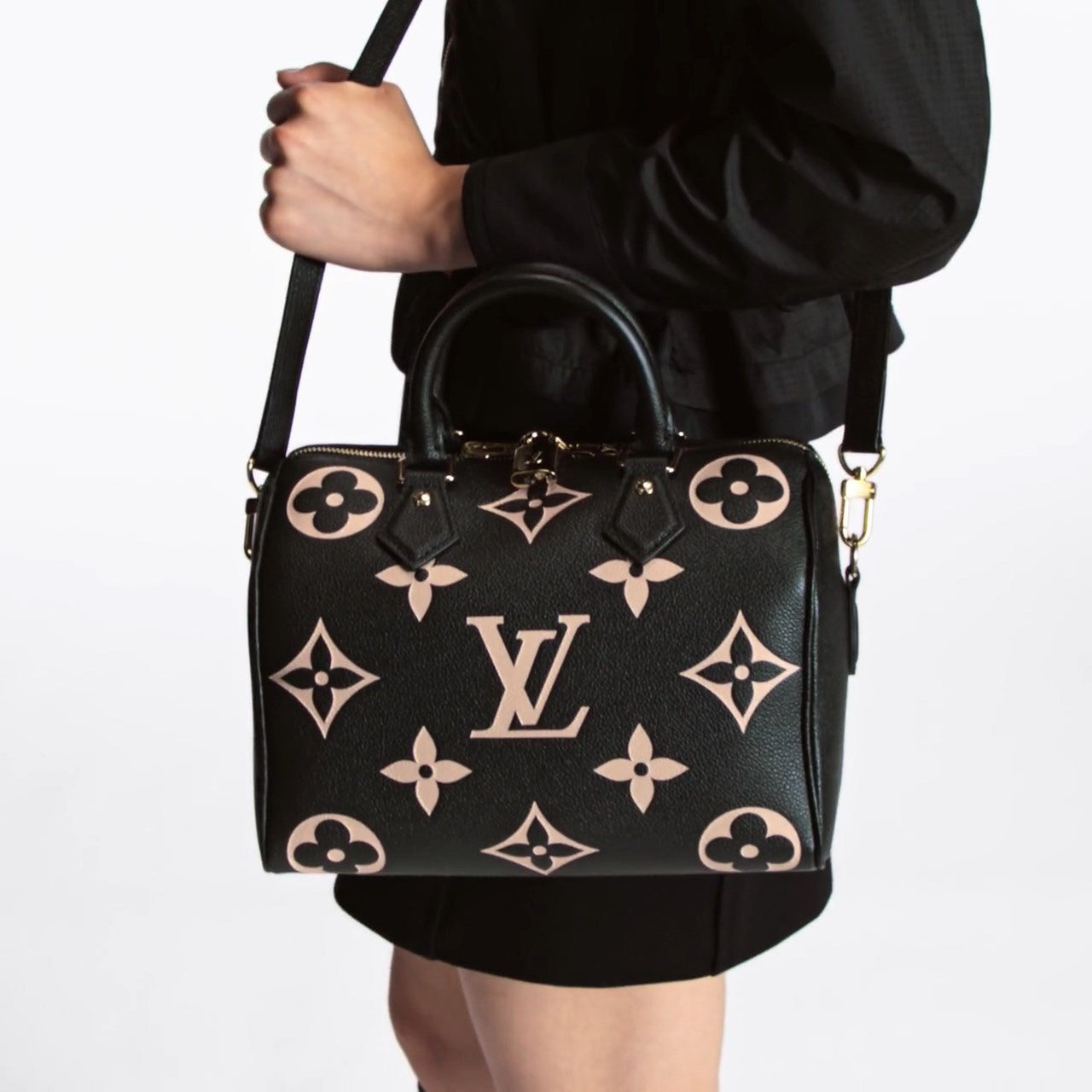 Louis Vuitton Speedy 25 Bicolor Monogram Empreinte