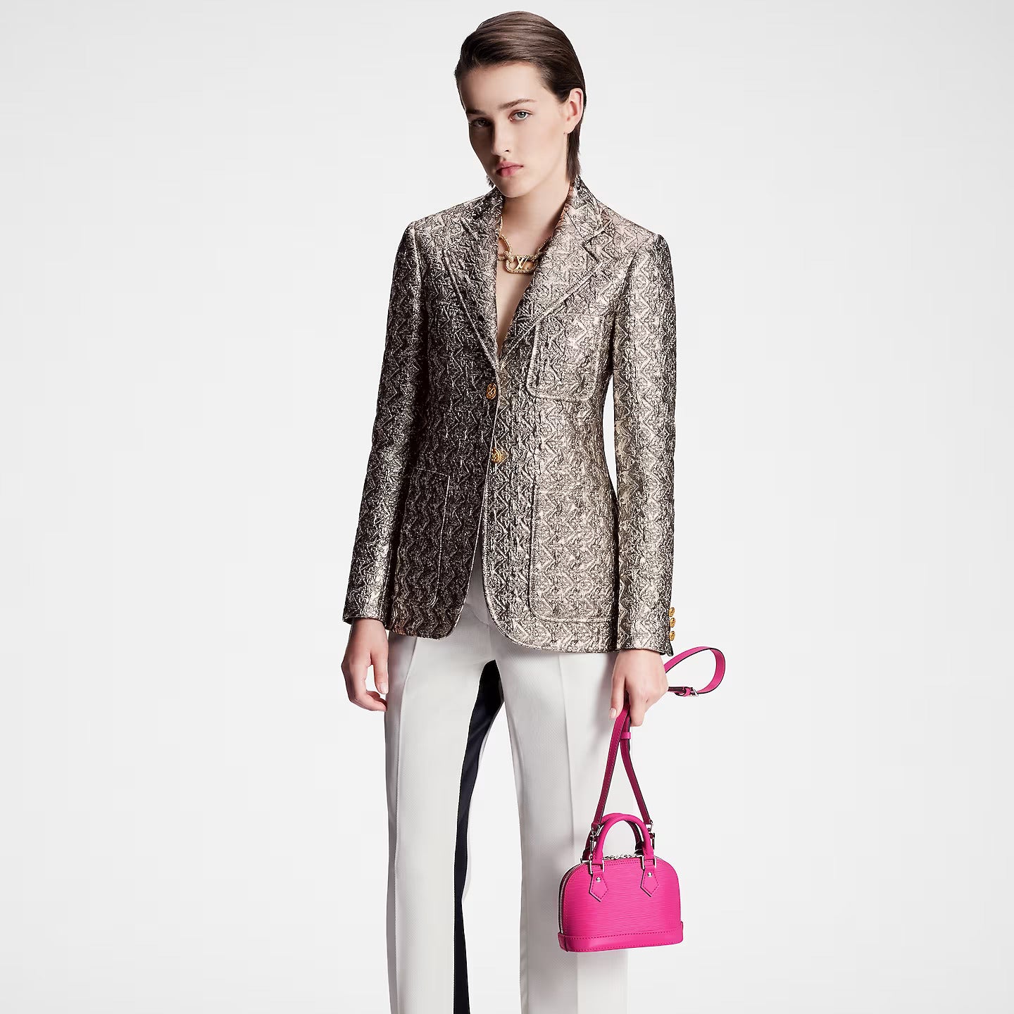 Louis Vuitton Fuchsia Nano Alma