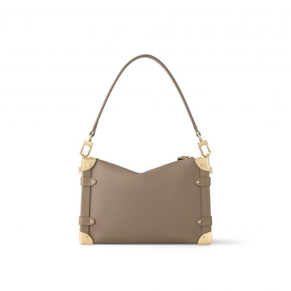 Louis Vuitton Side Trunk MM Taupe Handbag
