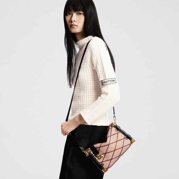 Louis Vuitton Side Trunk Malletage Handbag