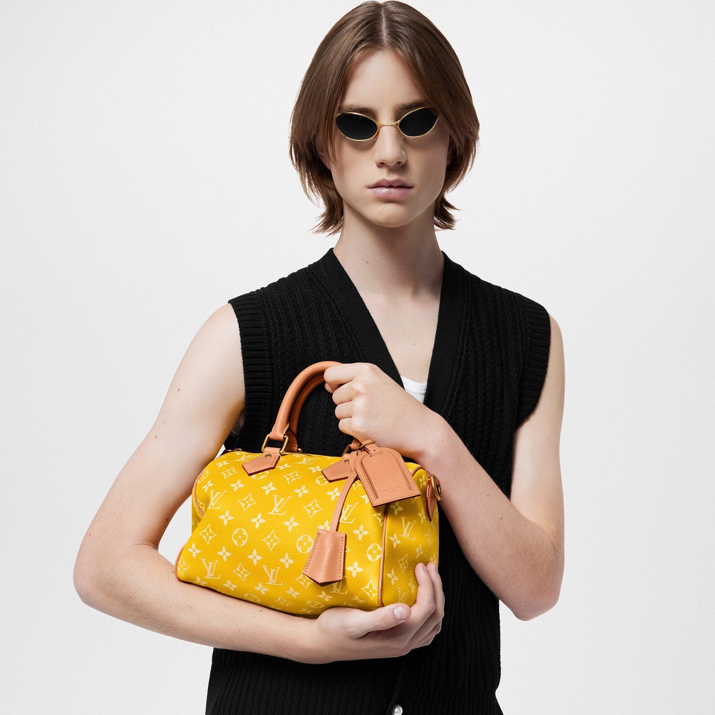 Yellow Speedy P9 Bandouliere 25 Handbag