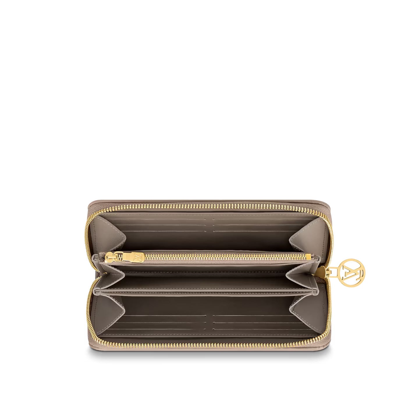 Louis Vuitton Taupe Zippy Wallet