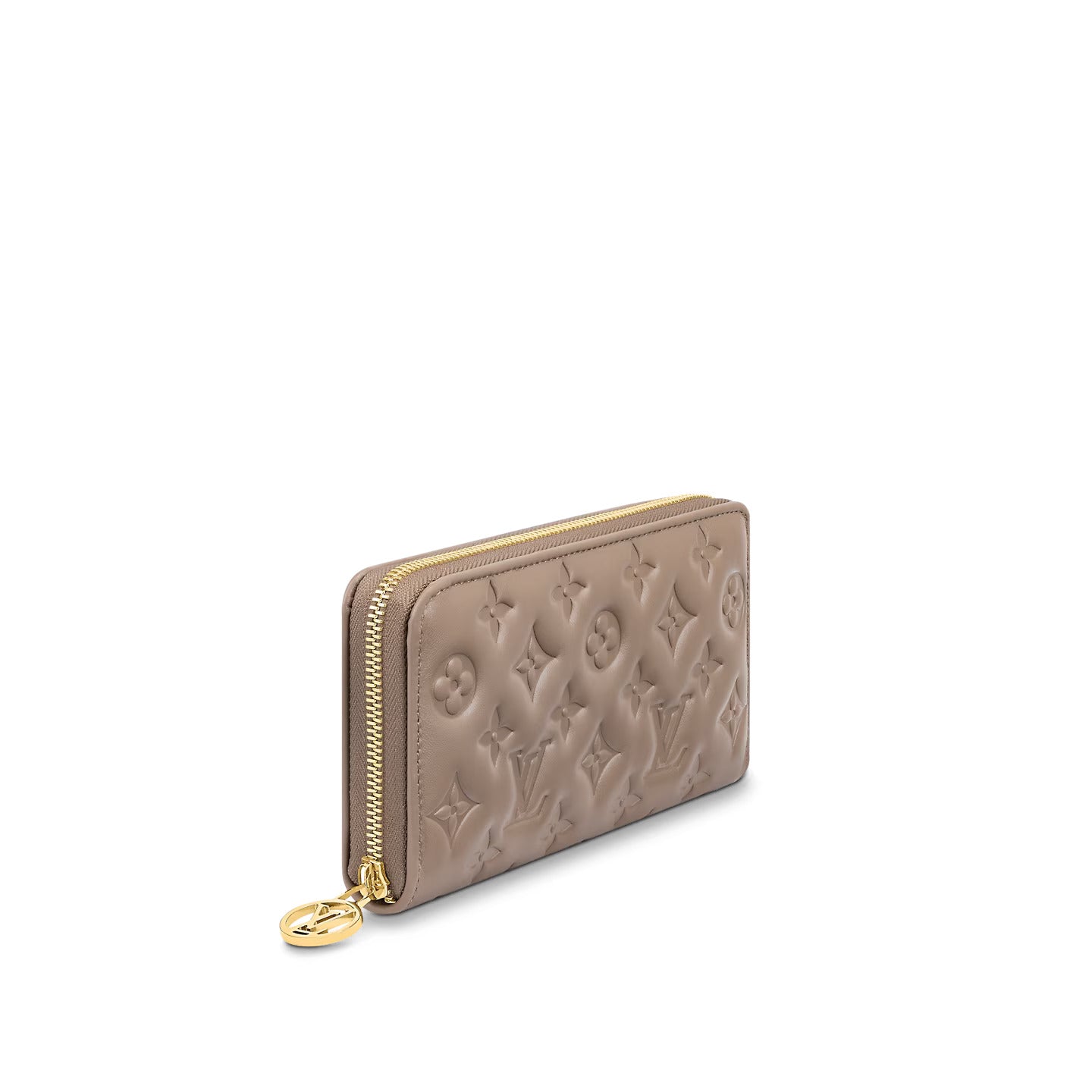 Louis Vuitton Taupe Zippy Wallet