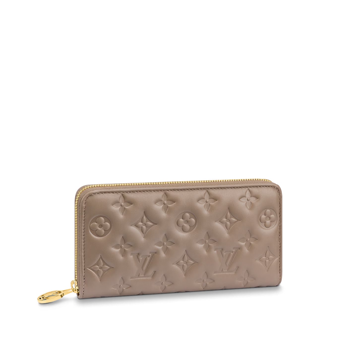 Louis Vuitton Taupe Zippy Wallet