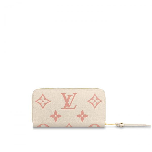 Louis Vuitton Creme Rose Trianon Zippy