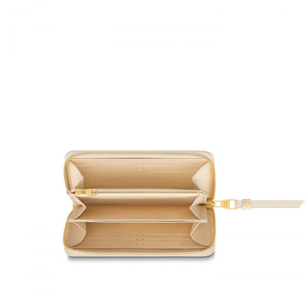 Louis Vuitton Creme Rose Trianon Zippy