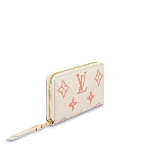 Louis Vuitton Creme Rose Trianon Zippy