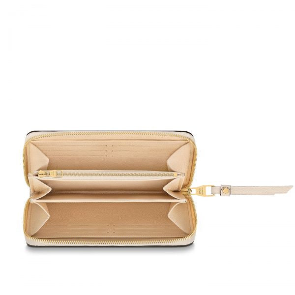 Louis Vuitton Cream Zippy Wallet M82212