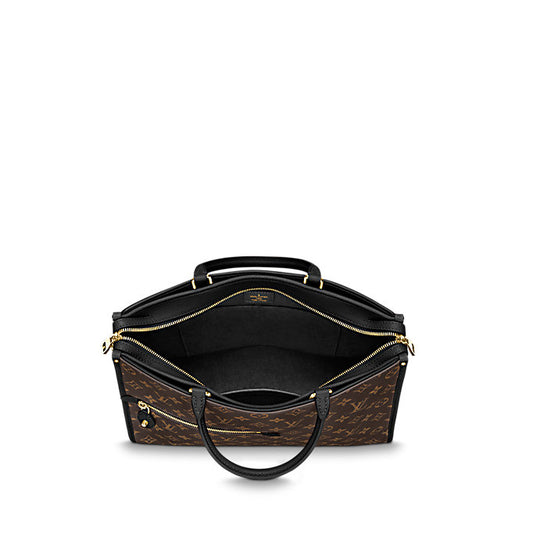 Louis Vuitton Monogram Canvas POPINCOURT MM Noir Black