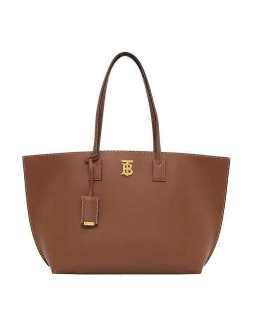Burberry Monogram Motif Medium Leather Tote