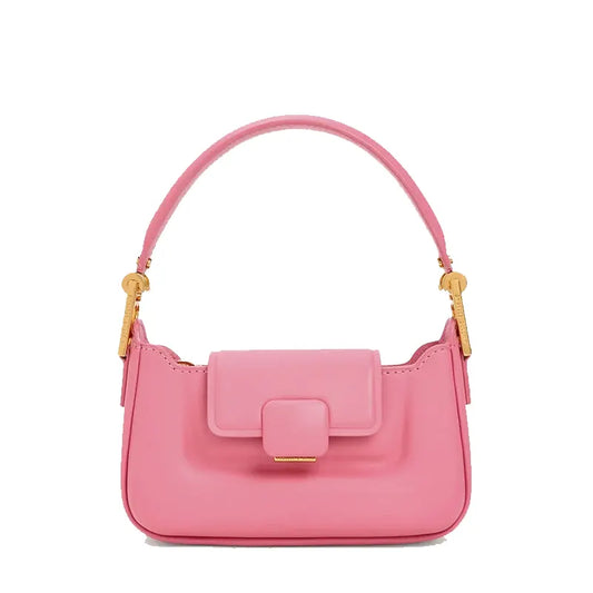 CHARLES & KEITH Koa Leather Push-Lock Top Handle Bags