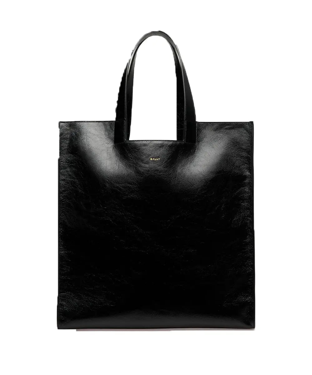 Easy Tote In Black Leather Bag Bolsaz