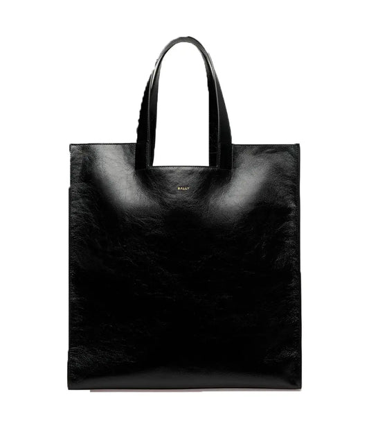 Easy Tote In Black Leather Bag Bolsaz
