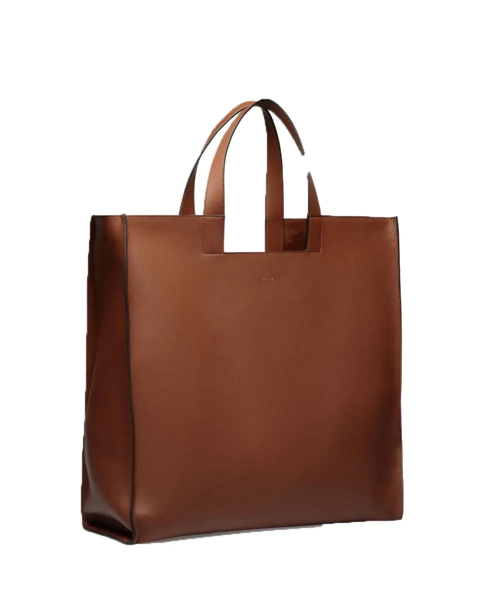 Easy Tote In Brown Leather Bag Bolsaz