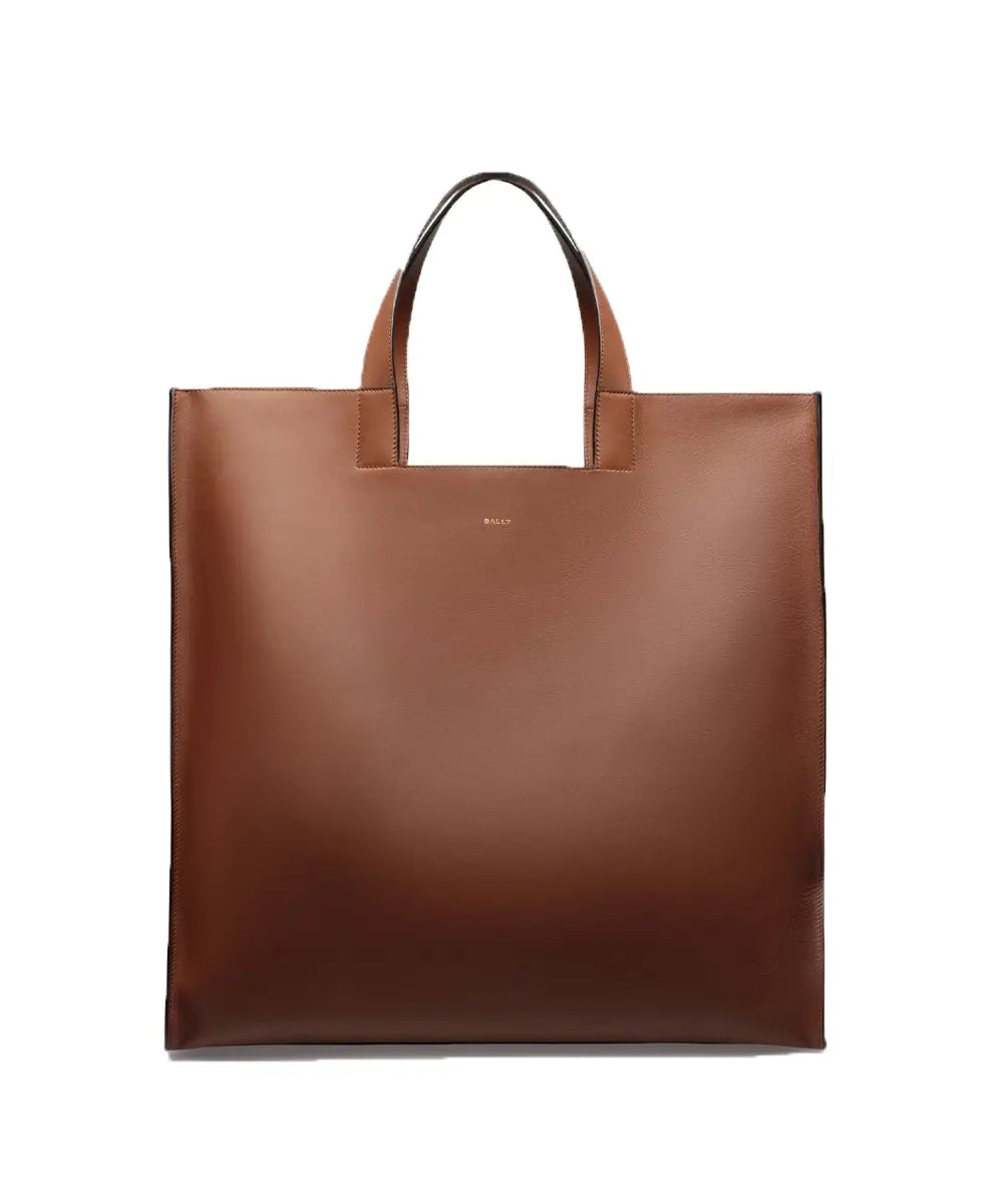 Easy Tote In Brown Leather Bag Bolsaz