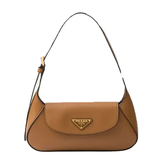 Prada City Flap Leather Shoulder Bag
