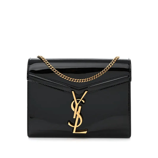 Saint Laurent  Patent Monogram Cassandra Chain Wallet