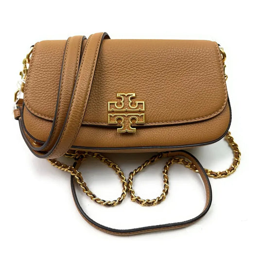 Tory Burch Britten Pebbled Leather Crossbody Bags