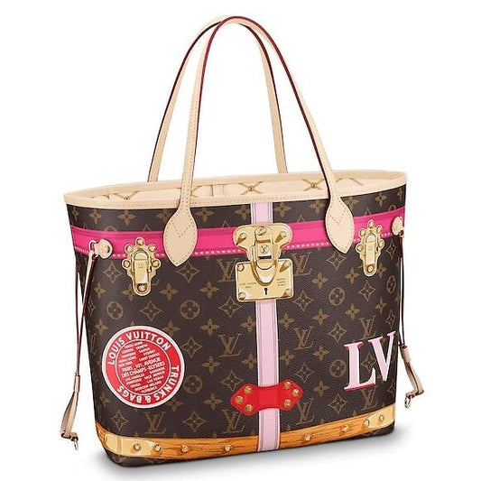 Louis Vuitton Neverfull MM Summer Trunk Monogram