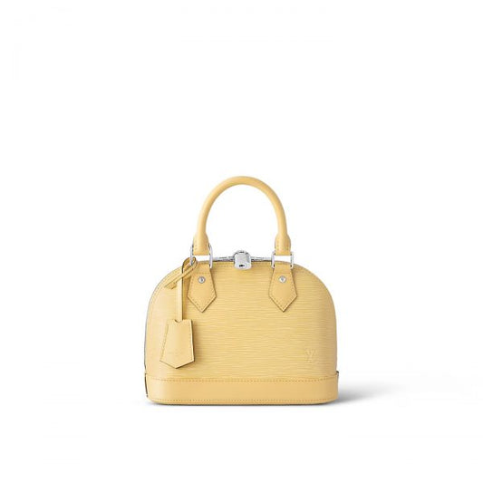 Louis Vuitton Yellow Alma BB Handbag