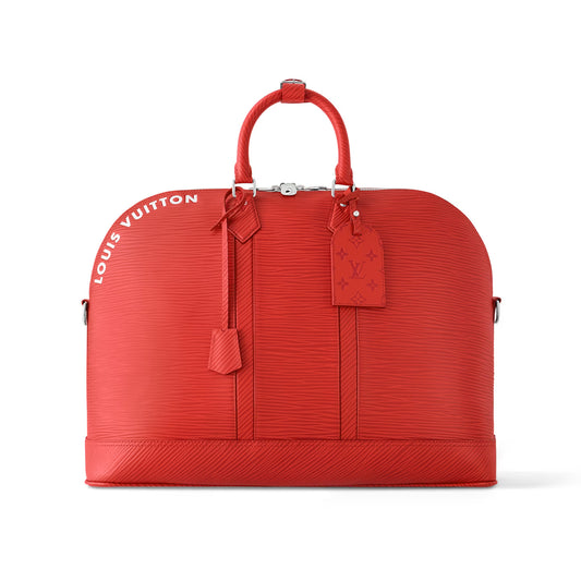 Vermillon Red Louis Vuitton Alma Travel GM