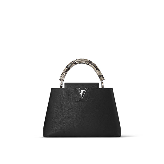 Louis Vuitton Capucines MM Black Tote - Luxury Leather Bag