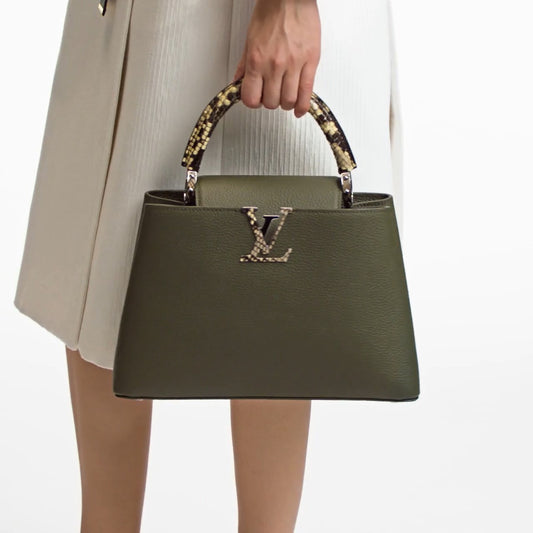 Louis Vuitton Capucines MM Green