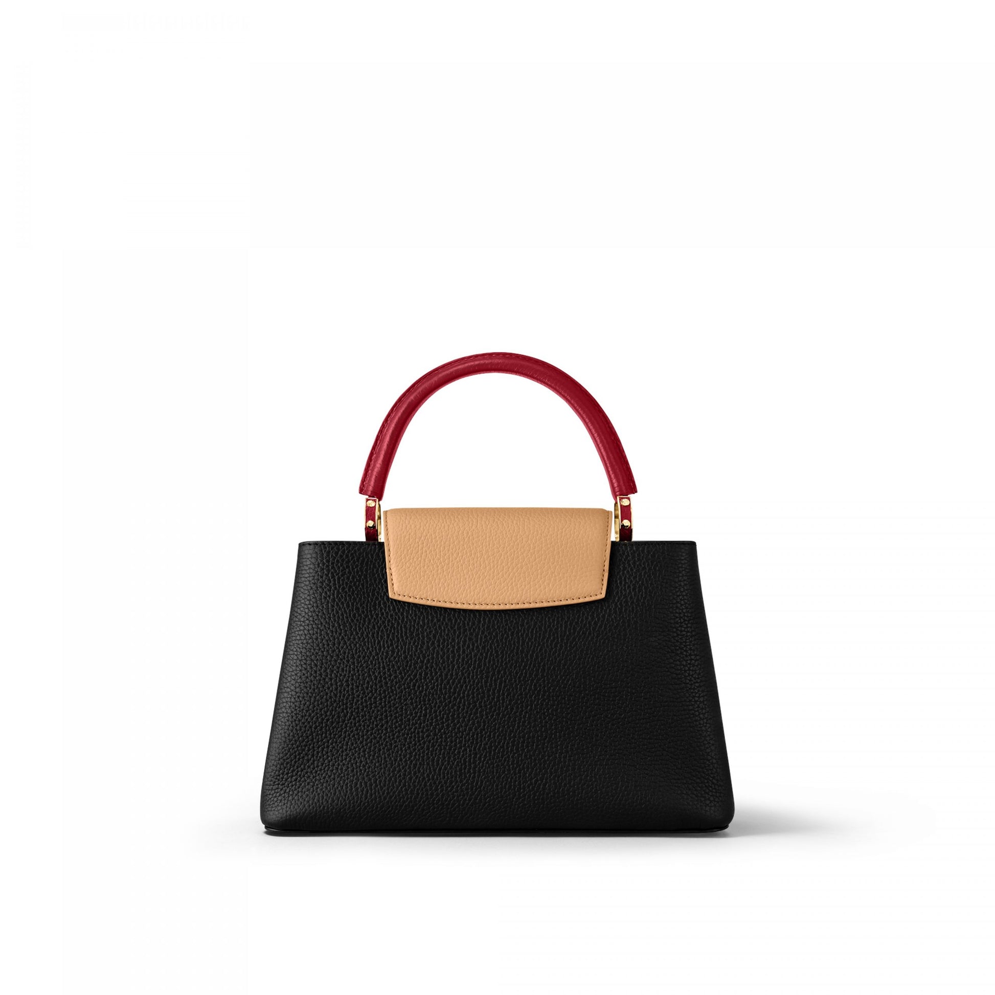 Luxury Louis Vuitton Capucines MM Bag Noir Rubis