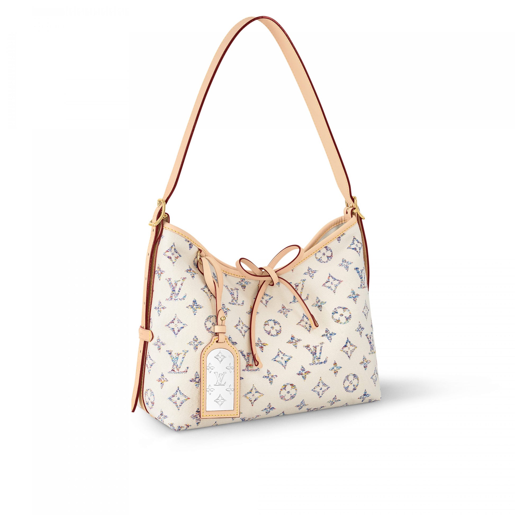 Louis Vuitton Beige Carry All PM