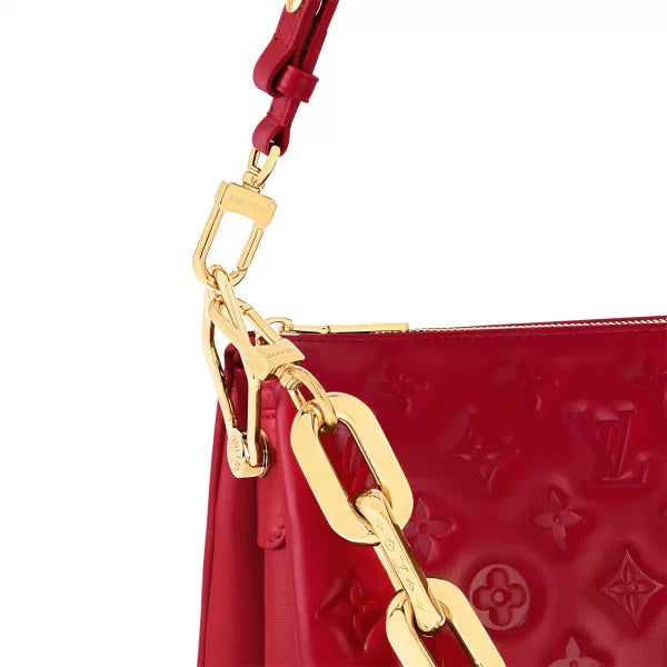 Louis Vuitton Coussin BB Red Handbag