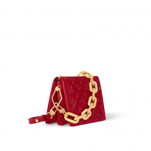 Louis Vuitton Coussin BB Red Handbag