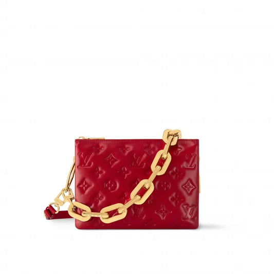 Louis Vuitton Coussin BB Red Handbag