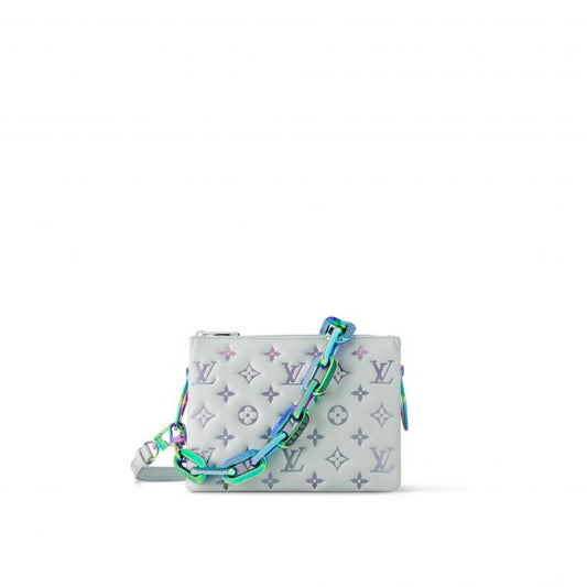 Louis Vuitton LV SKI Coussin BB Gray Handbag