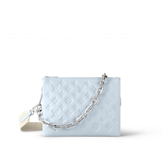 Stylish Louis Vuitton M21197 Coussin PM Blue Glacier Bag