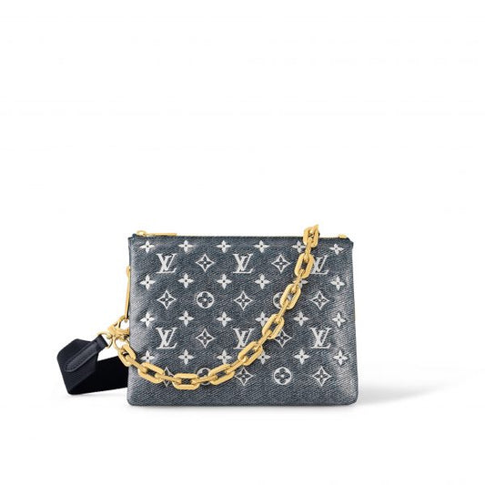 Louis Vuitton M23071 Coussin PM Blue Handbag