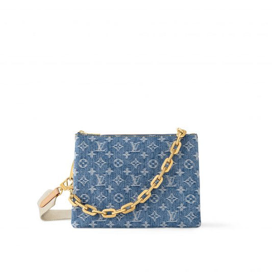 Louis Vuitton M24564 Coussin PM Denim Blue Handbag