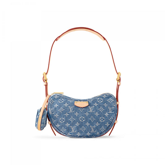 Louis Vuitton Croissant MM Denim Blue