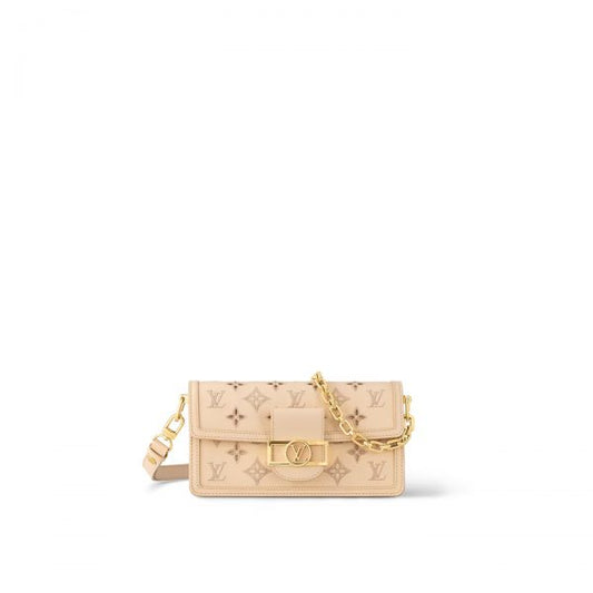 LV Dauphine East West Handbag Gold