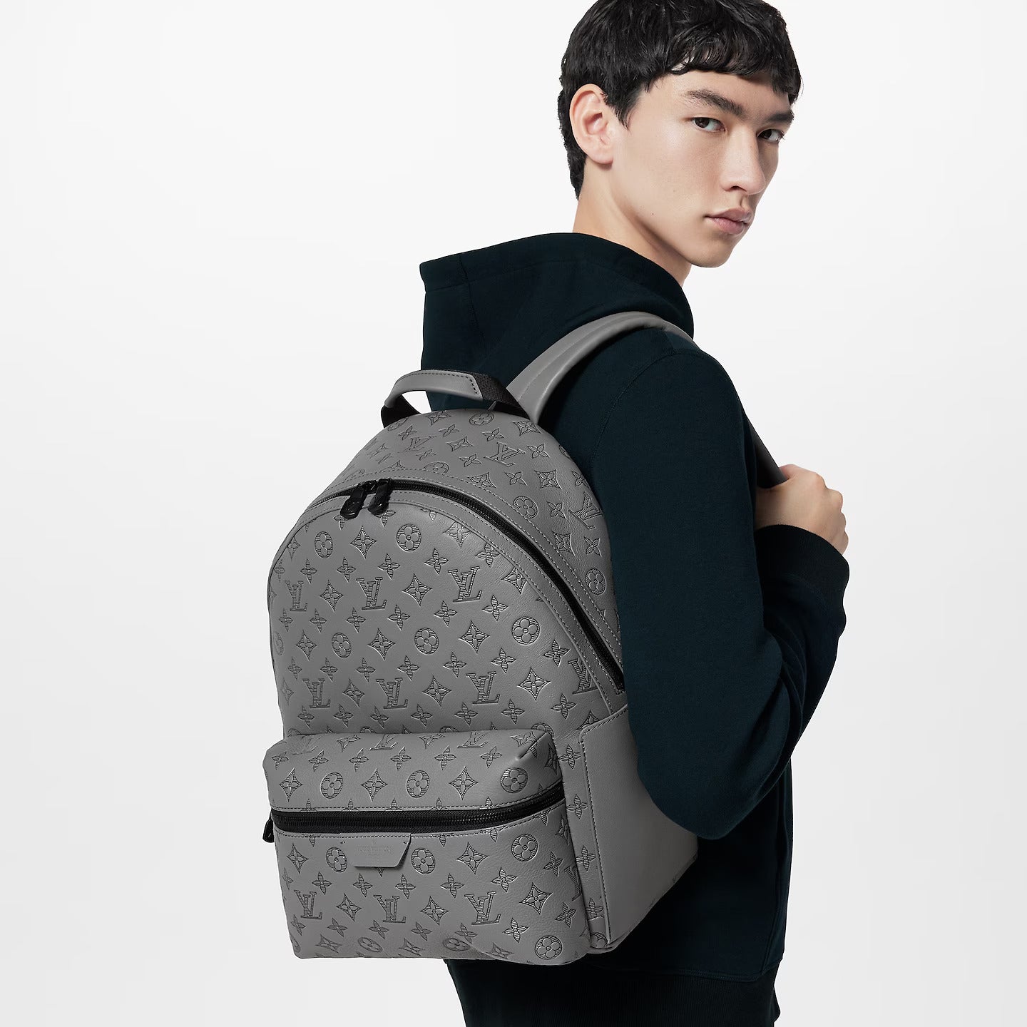 Stylish Louis Vuitton Sperone N41578 Backpack in Damier Azur