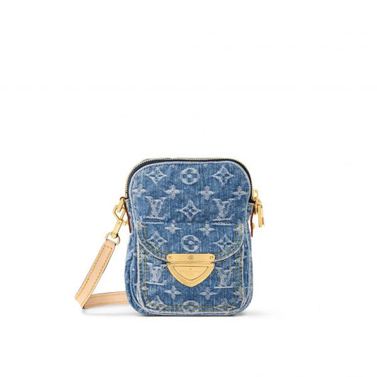 Louis Vuitton Fairfax Pochette Denim Blue Bag