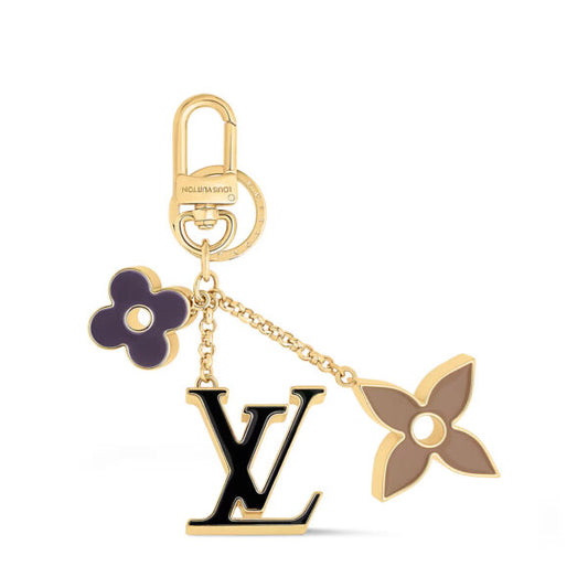 Fleur de Monogram Bag Charm
